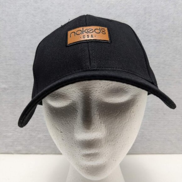 Naked 100 Los Angeles Black Brown Logo Basic Cap Hat Adjustable Size NEW - Picture 3 of 10